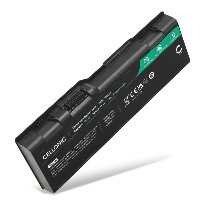 Dell Inspiron 9300 Akku 6600mAh Ersatzakku Batterie von subtel