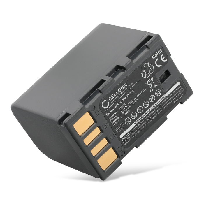 JVC BN-VF823U Akku 2250mAh Ersatzakku Batterie von subtel