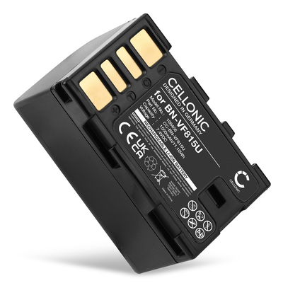 Akku für JVC PX100 HM200 MG330 HM100 D728 D750 HD200 BNVF808 BNVF823 1500mAh von CELLONIC