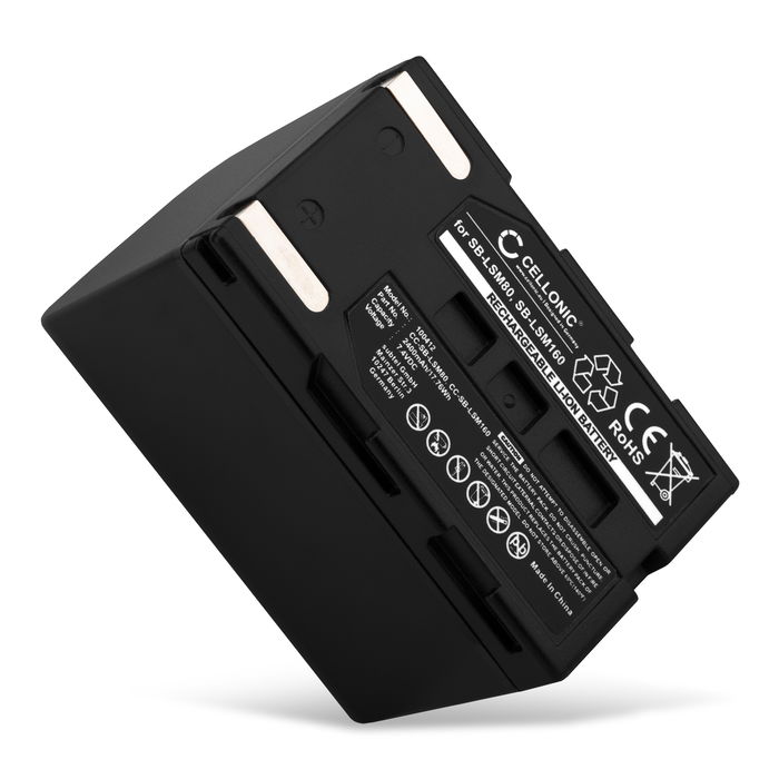 SB-LSM160,SB-LSM320,SB-LSM80 Ersatz Akku für Samsung VP-D361 VP-D371 VP-D351 VP-DC171 VP-DC161 VP-D352 VP-D353 VP-D453 VP-D363 - Kamera Ersatzakku - Kameraakku 2400mAh, Batterie