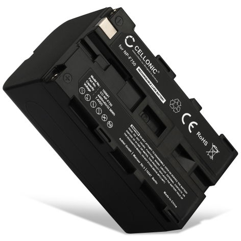 Akku für Sony HXR-NX100, HXR-MC2500, Z Cam E2, NEX-FS700R, NEX-FS700RH, HVR-Z1, HVR-V1, NP-F330, NP-F970 NP-F970 F96 NP-F550 F570 F750 F770 F330 (4400mAh, 7.4V) von CELLONIC