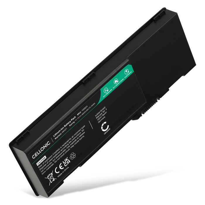 Laptop Battery for Dell Precision M6400 Replacement Battery 6600mAh Notebook Power Bank