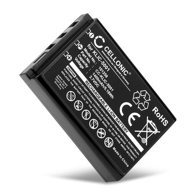KLIC-5001 Ersatz Akku für Kodak Easyshare DX6490 DX7440 DX7590 DX7630 P850 P880 - Kamera Ersatzakku KLIC-5001 - Kameraakku 1400mAh, Batterie
