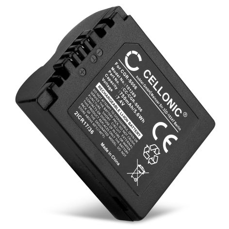 Akku für Panasonic DMC-FZ18, DMC-FZ28, DMC-FZ30, DMC-FZ38, DMC-FZ50 CGA-S006, DMW-BMA7 (750mAh, 7.4V) von CELLONIC