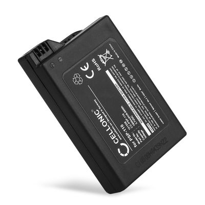 Akku für Sony PSP 1 (PSP-1000, 1001, 1002, 1003, 1004, 1005, 1006, 1007, 1008, 1010) PSP Fat 1800mAh von CELLONIC