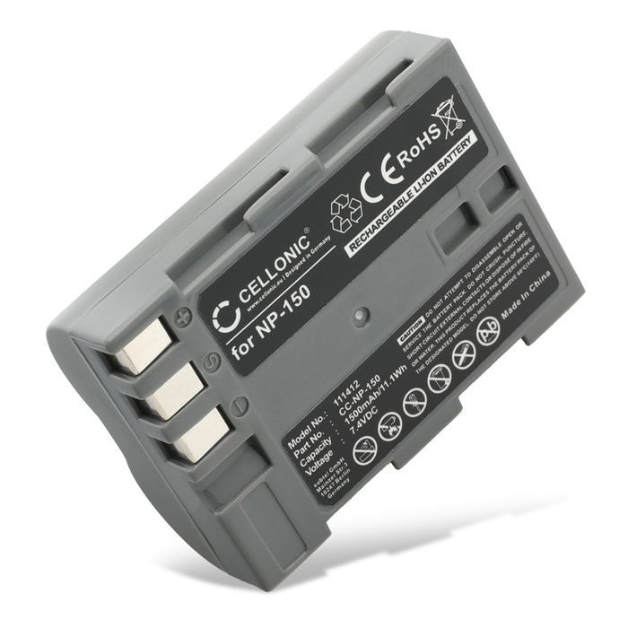 Fuji NP-150 Akku 1500mAh Ersatzakku Batterie von subtel