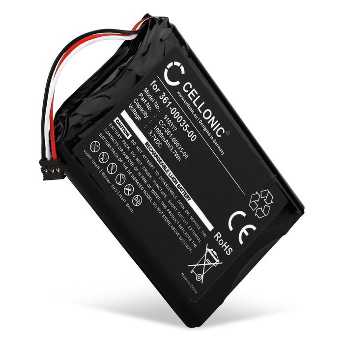 Garmin 361-00035-00 Akku 1000mAh Ersatzakku Batterie von CELLONIC