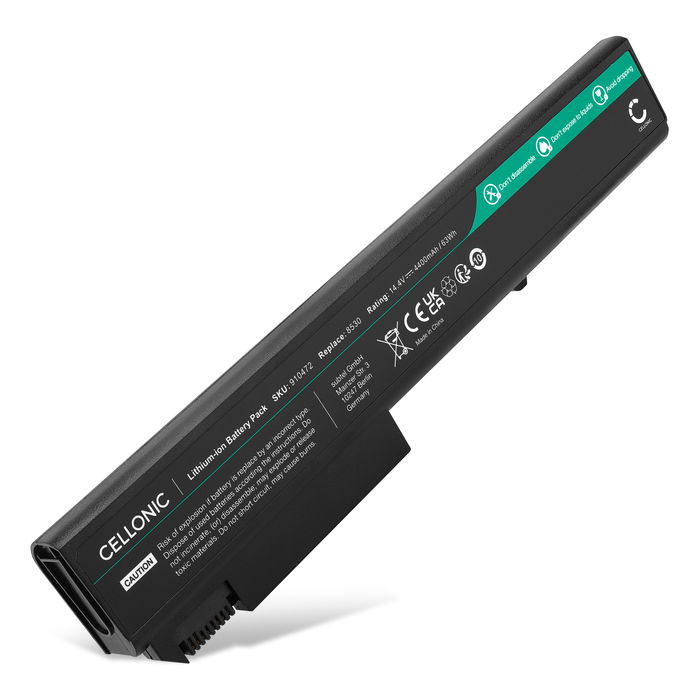 HP EliteBook 8540w Akku 4400mAh / 63.36Wh Ersatzakku Batterie von subtel