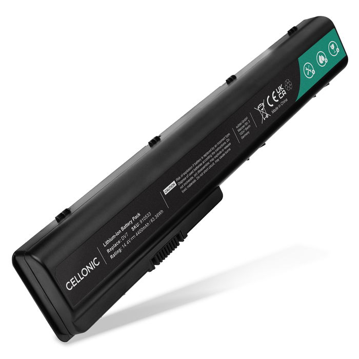 HP Pavilion dv7-2200 Akku 4400mAh Ersatzakku Batterie von subtel
