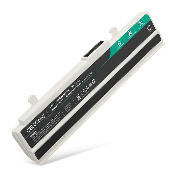 ASUS Eee PC 1015PE Akku 4400mAh Ersatzakku Batterie von subtel