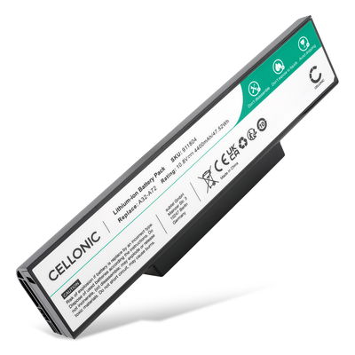 Akku für ASUS X72D, K73E, X73S, X72J, X73B, N73S, N73, N73SV, A73S, K73S, K72F,A72J, A32-K72 Laptop - 4400mAh 10.8V 