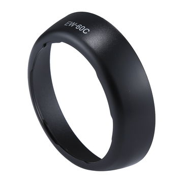 EW-60C Kamera Gegenlichtblende für Canon EF-S 18-55mm 1:3.5-5.6 III, 18-55mm 1:3.5-5.6 IS II, EF 28-80mm 1:3.5-5.6 II, 28-90mm 1:4-5.6 II – Kunststoff Bajonett Rund / Zylindrisch / Tubus / Tube Gegenlichtblende von CELLONIC