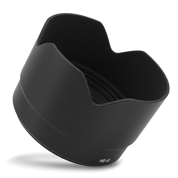 HB-40 Camera Lens Hood for Nikon AF-S Nikkor 24-70 mm f/2.8G ED - Plastic Bayonet Flower / Tulip / Petal Lens Shade from CELLONIC