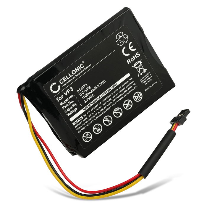 TomTom VF3 Akku 1100mAh Ersatzakku Batterie von subtel