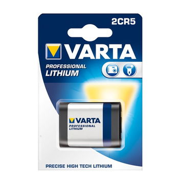 Varta 2CR5 Batterie für Kamera, Blitzgerät & mehr – x1