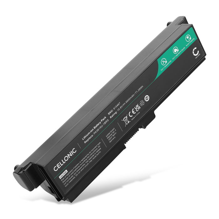 Toshiba Satellite L750 Akku 6600mAh Ersatzakku Batterie von subtel
