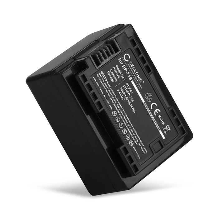 Canon LEGRIA HF R606 Akku 1600mAh Ersatzakku Batterie von CELLONIC