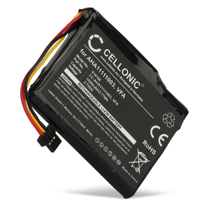 TomTom Start 60 M Akku 1020mAh Ersatzakku Batterie von Cellonic