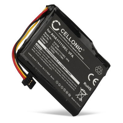 Akku für TomTom Via 1605, Start 60, Start 60 M, Start 60 EU, 4EN62, VF6D, AHA11111003 1020mAh von CELLONIC