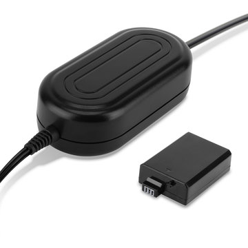 Netzteil für Canon EOS 1000D, 450D, 500D, EOS Rebel T1i, Rebel XS, Rebel Xsi (CA-PS700 + DR-E5) Stromkabel AC Adapter ACK-E5 DC-Kuppler – Dummy-Akku – Netzadapter von subtel