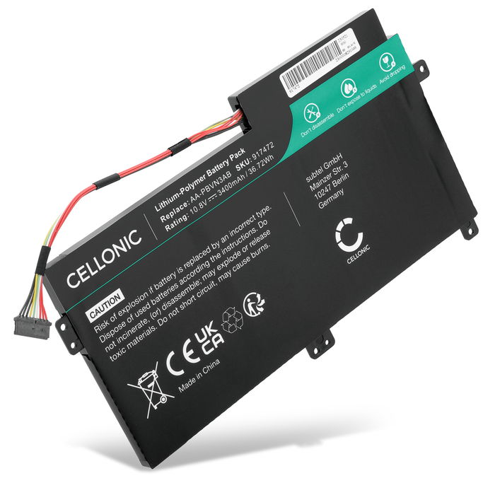 Samsung NP370R5E Akku 3400mAh Ersatzakku Batterie von subtel