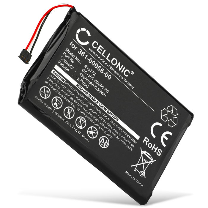Garmin 2689LMT 6-inch Akku 1500mAh Ersatzakku Batterie von Cellonic