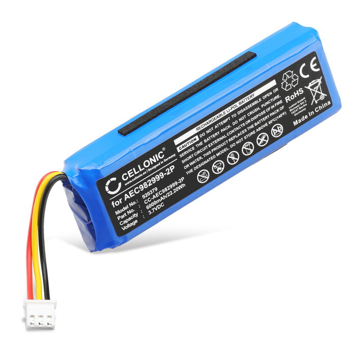 Battery for JBL Charge 1 / JBL AEC982999-2P 6000mAh from CELLONIC