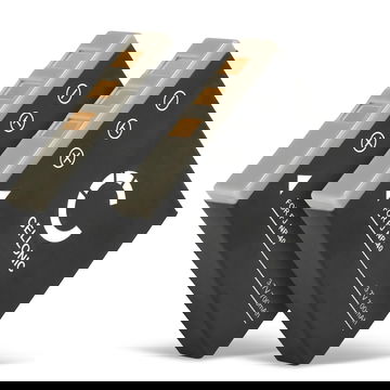 2x NP-40 Ersatz Akku für Fujifilm Finepix Z1 Z2 Z3 F650 V10 F710 F480 F700 F460 J50 F470 F610 F455 F402 - Kamera Ersatzakku NP-40 - Kameraakku 700mAh, Batterie