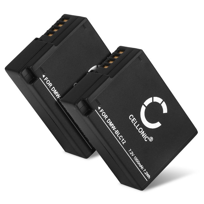 2x Panasonic Lumix DMC-G70 Akku 1000mAh Ersatzakku Batterie von CELLONIC