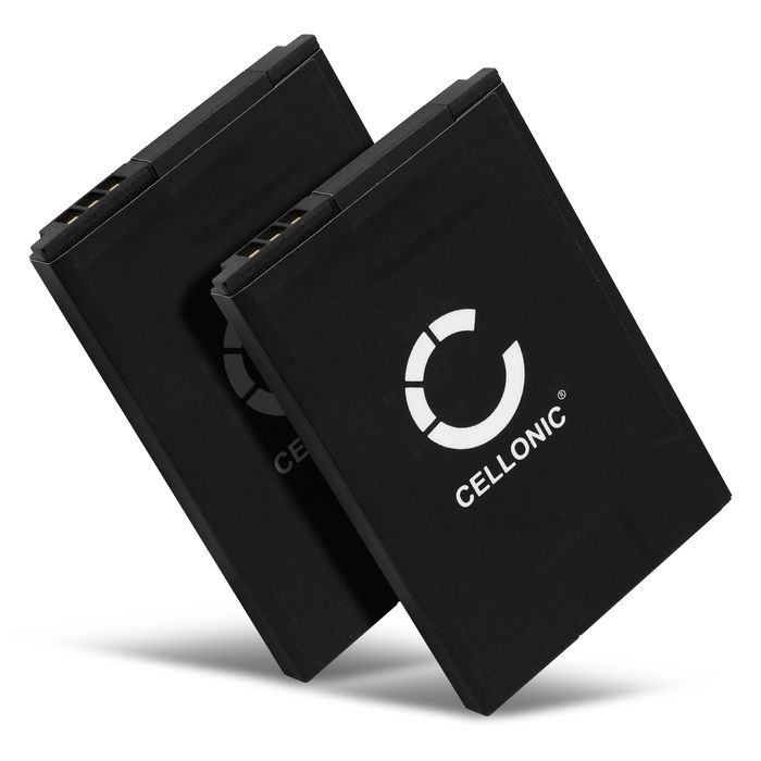 2x Siemens Gigaset SL450A Akku 850mAh Ersatzakku Batterie von Cellonic