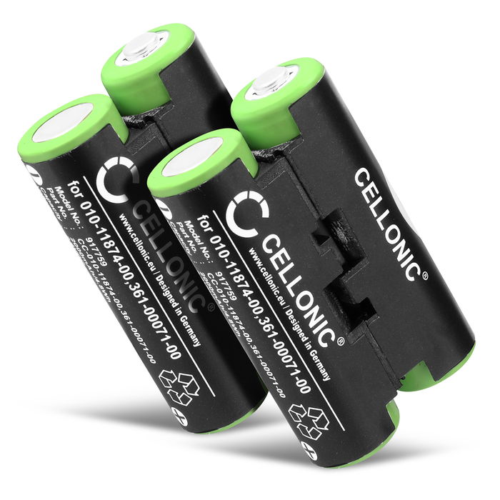 2x Garmin GPSMAP 64s Akku 2000mAh Ersatzakku Batterie von CELLONIC