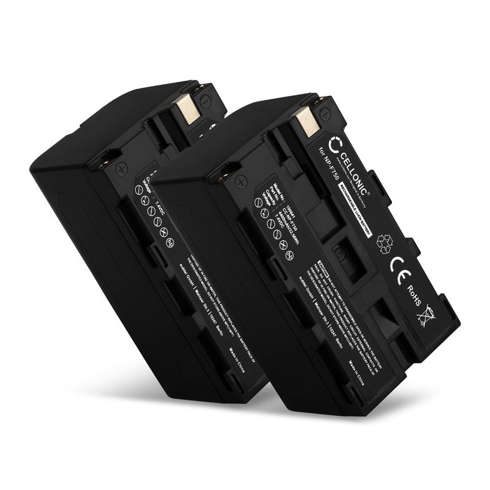 2x Akku Sony NP-F550 - 4400mAh