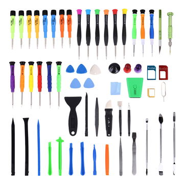 60-piece Mobile Phone Repair Kit & Laptop Repair Set with 7x Pentalobe screwdrivers, 5x precision TORX screwdrivers | Precision Repair Tools for Smartphones, Macbooks & Notebooks