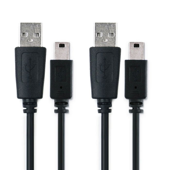 2x Canon EOS 2000D Kabel Mini USB Datenkabel 1m Ladekabel von CELLONIC
