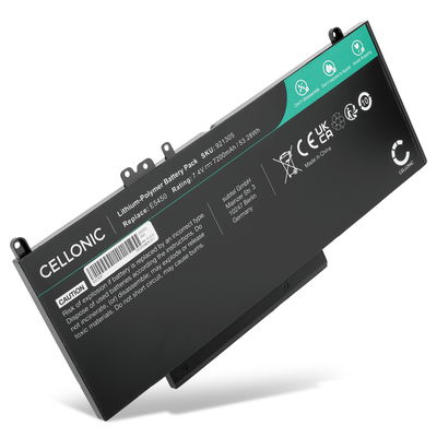 Akku für Dell Latitude 5450, E5450, E5550, E5470, E5570, E5270, E5250, Vostro 3510, Precision 3510, CHWGG, Laptop - 7200mAh 7.4V 
