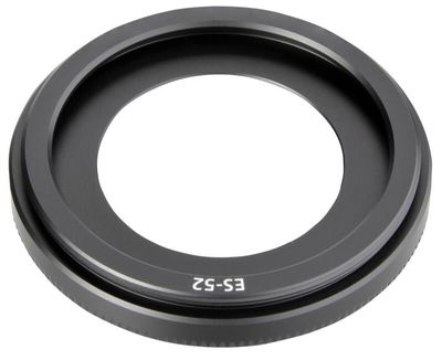ES-52 Kamera Gegenlichtblende für Canon EF 40mm f/2.8 STM EF-S 24mm f/2.8 STM – Kunststoff Bajonett Rund / Zylindrisch / Tubus / Tube Gegenlichtblende von CELLONIC