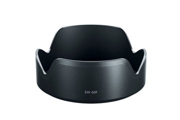 EW-60F Kamera Gegenlichtblende für Canon EF-M 18-150mm 1:3,5-6,3 IS STM – Kunststoff Bajonett Tulpe / Flower / Petal / Tulip Gegenlichtblende von CELLONIC