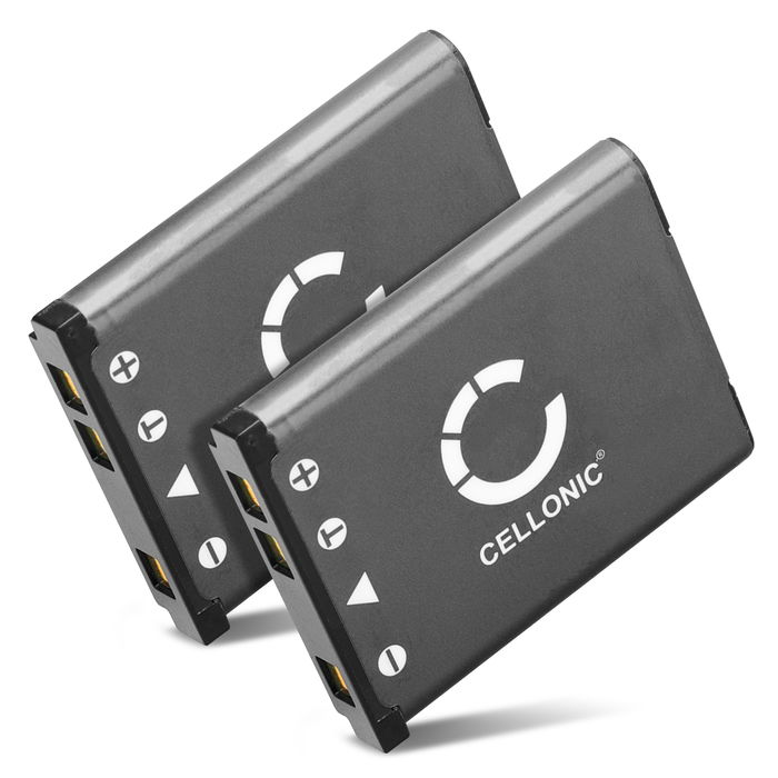 2x Fuji NP-45 Akku 700mAh Ersatzakku Batterie von CELLONIC