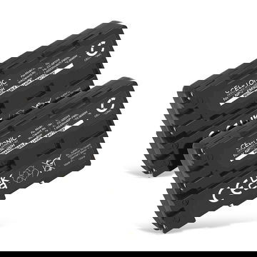 2x Akku für Sony SLT-A58 SLT-A77 SLT-A65 SLT-A57 ILCA-77M2 SLT-A99 DSLR-A200 A68 A7 II 1400mAh von CELLONIC