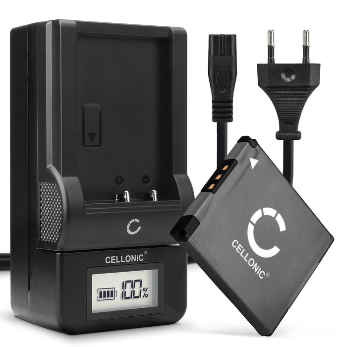 Canon IXUS 130 Battery + Charger 600mAh from CELLONIC