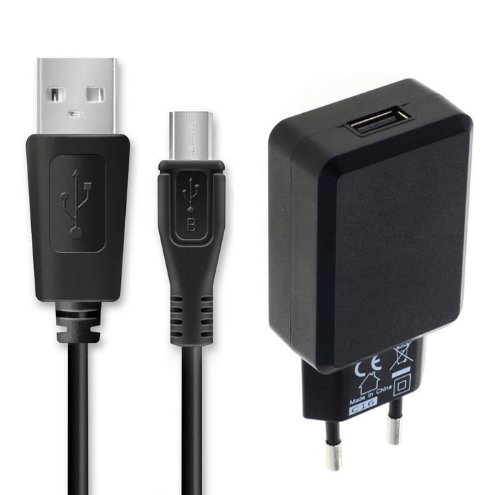 Blackview OSCAL S60 Ladegerät + USB Kabel - 1m Ladekabel & Netzteil Steckernetzteil von CELLONIC