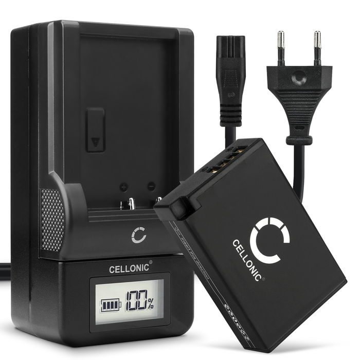 Canon EOS 850D Akku + Ladegerät 950mAh Ersatzakku Batterie von CELLONIC