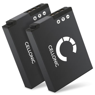 2x Akku für Nikon A900 W300 A1000 S9900 S9700 S9500 S9300 S9100 S8200 S6300 S6200 S31 AW130 EN-EL12 1100mAh von CELLONIC