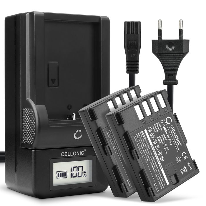 2x Ladegerät Panasonic Lumix DMC-GH3