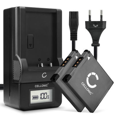 2x Ersatz Akku NB-11L NB-11LH + Ladegerät CB-2L für Canon IXUS 160 170 275HS SX410IS SX400IS A2500 ELPH Digital IXUS, IXY Kamera - 600mAh Ersatzakku Batterie, Ladekabel, Akkuladegerät