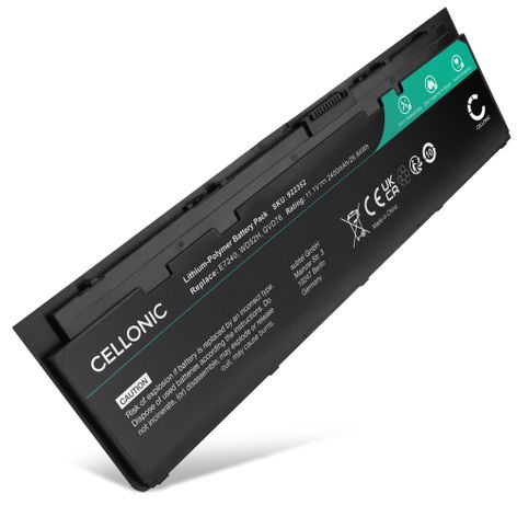 Akku für Dell Latitude 12 E7250, E7240, E7250-5755, E7250-5892, P22S, WD52H, GVD76, HJ8KP Laptop - 2800mAh 11.1V