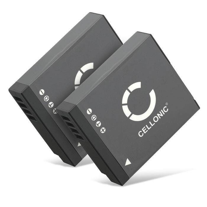 2x Panasonic DMW-BLH7E Akku 600mAh Ersatzakku Batterie von subtel