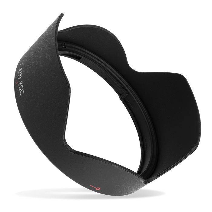EW-88C Camera Lens Hood for Canon EF 24-70mm f/2.8L II USM - Plastic Bayonet Flower / Tulip / Petal Lens Shade from CELLONIC