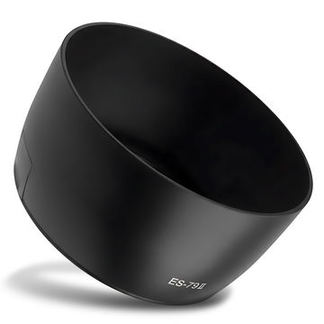 ES-79 II Kamera Gegenlichtblende für Canon EF 80-200mm f/2.8L, EF 85mm f/1.2L II USM, EF 85mm f/1.2L USM – Kunststoff Bajonett Rund / Zylindrisch / Tubus / Tube Gegenlichtblende von CELLONIC