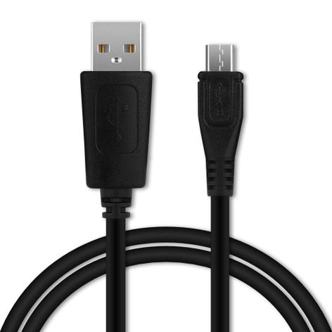 Micro USB Kabel für Ulefone T1 / S1 / S8 / S8 Pro / S10 Pro / Power / Mix / X / Note 7 / Tiger / Metal / Gemini Handy Ladekabel - 1m 1A PVC schwarz - Datenkabel für Smartphone